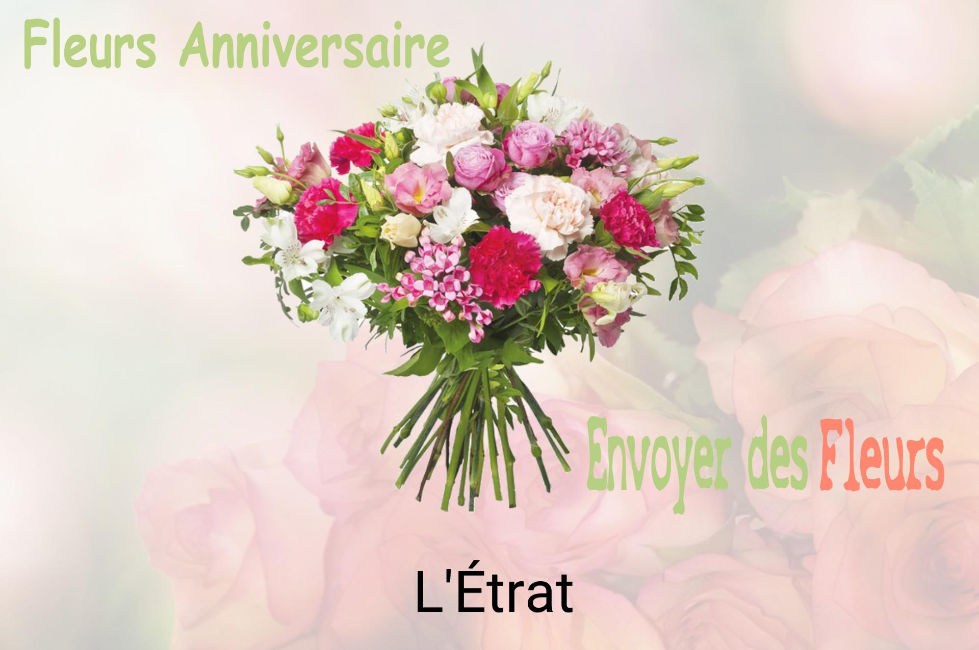 Bouquet de fleurs d’anniversaire livré à L'Étrat