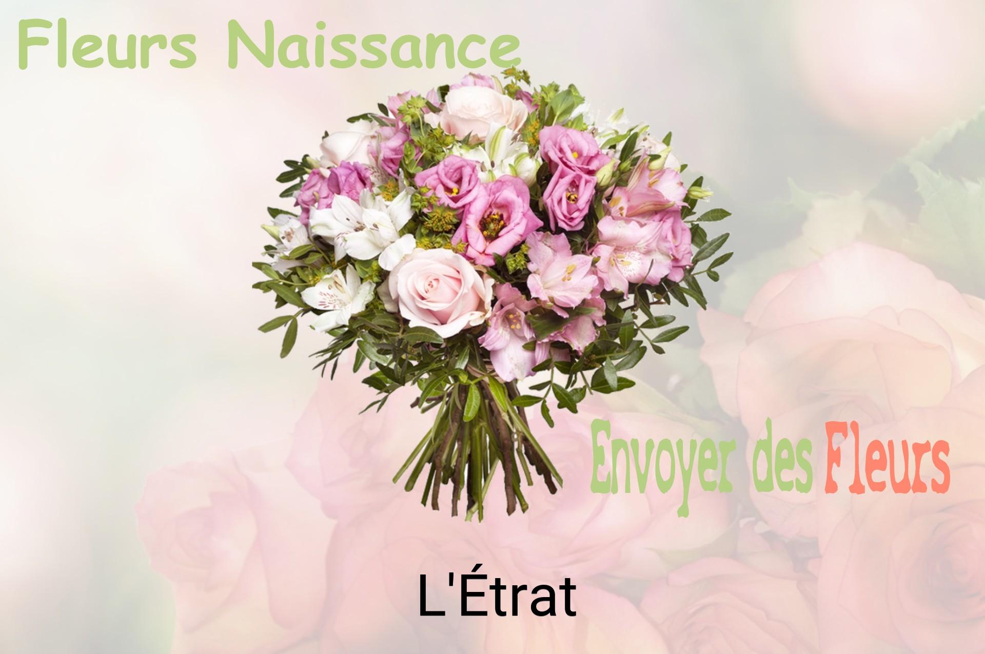 Bouquet de fleurs de naissance livré à L'Étrat